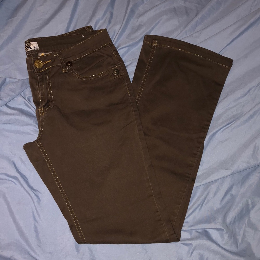 Crest brown grade school girls jeans